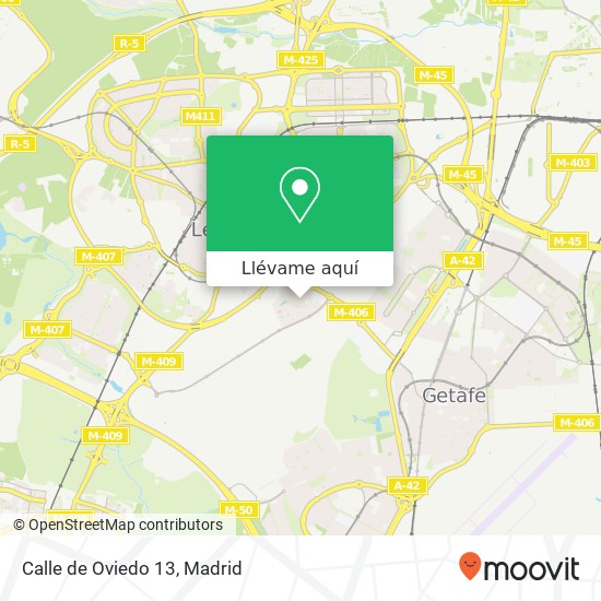 Mapa Calle de Oviedo 13