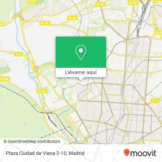 Mapa Plaza Ciudad de Viena 2-10