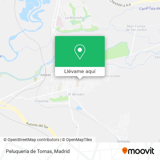 Mapa Peluqueria de Tomas