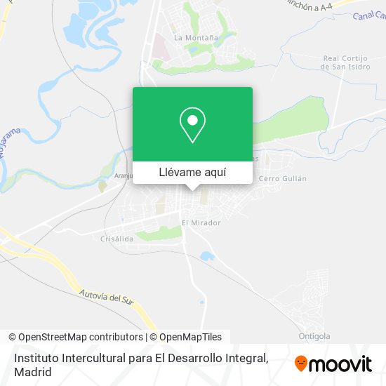 Mapa Instituto Intercultural para El Desarrollo Integral