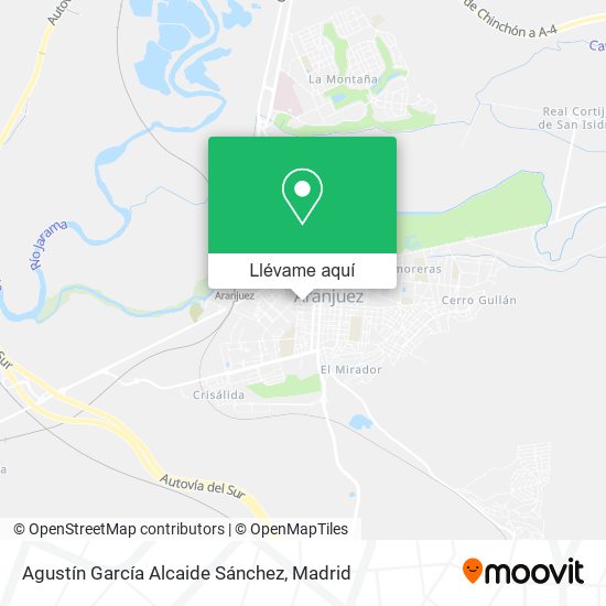 Mapa Agustín García Alcaide Sánchez
