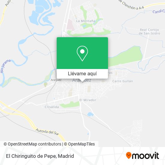 Mapa El Chiringuito de Pepe