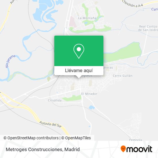 Mapa Metroges Construcciones