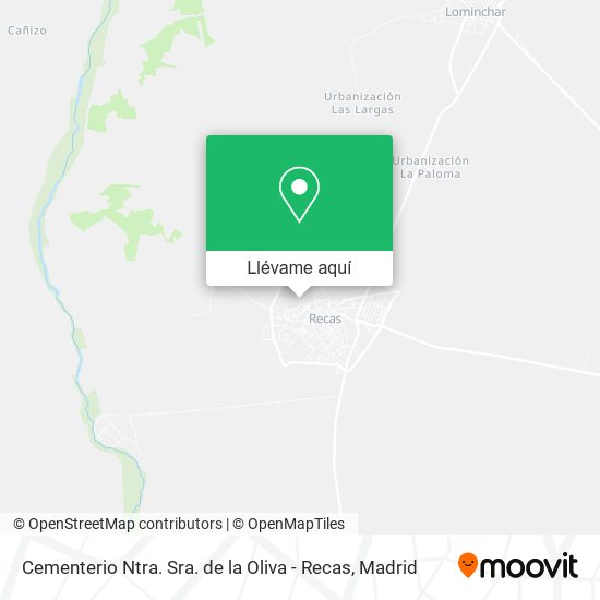 Mapa Cementerio Ntra. Sra. de la Oliva - Recas