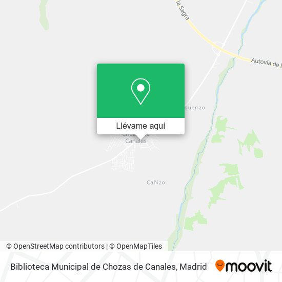 Mapa Biblioteca Municipal de Chozas de Canales