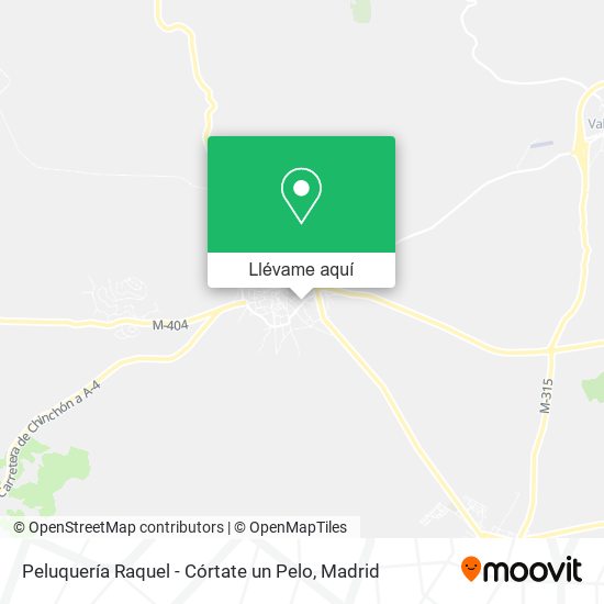 Mapa Peluquería Raquel - Córtate un Pelo