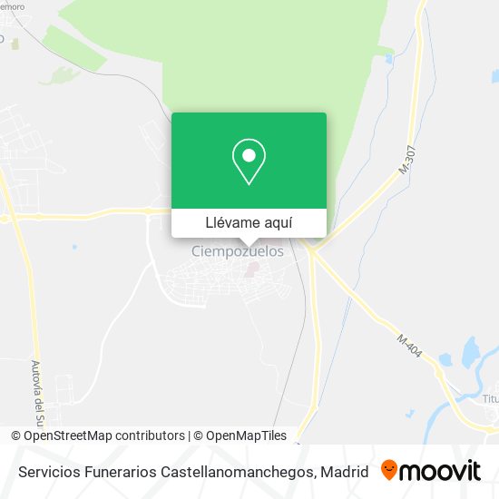 Mapa Servicios Funerarios Castellanomanchegos