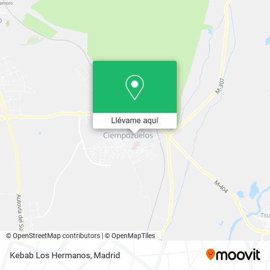 Mapa Kebab Los Hermanos