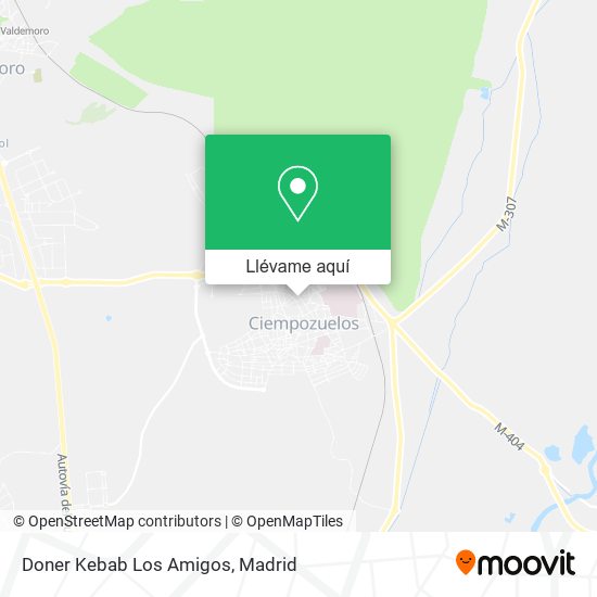 Mapa Doner Kebab Los Amigos
