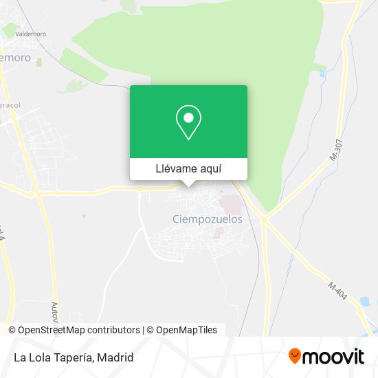 Mapa La Lola Tapería
