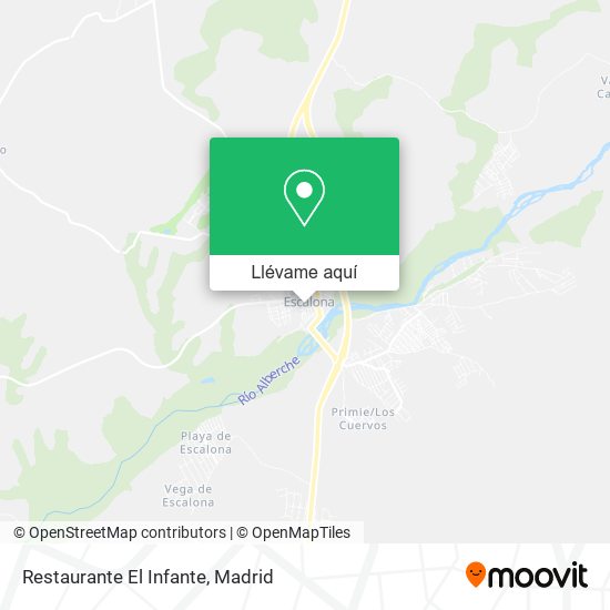 Mapa Restaurante El Infante