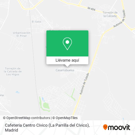 Mapa Cafetería Centro Cívico (La Parrilla del Cívico)