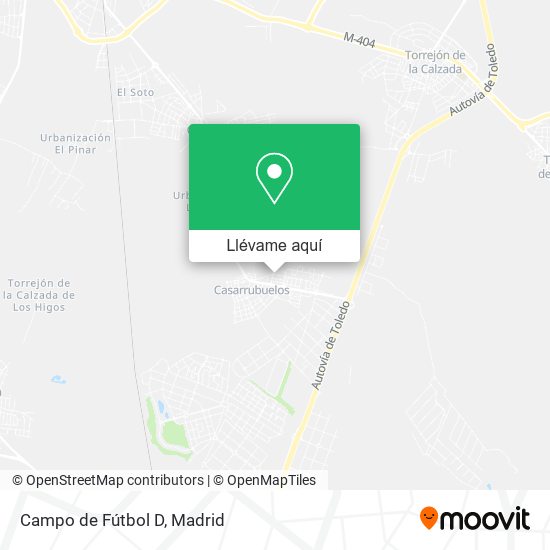 Mapa Campo de Fútbol D