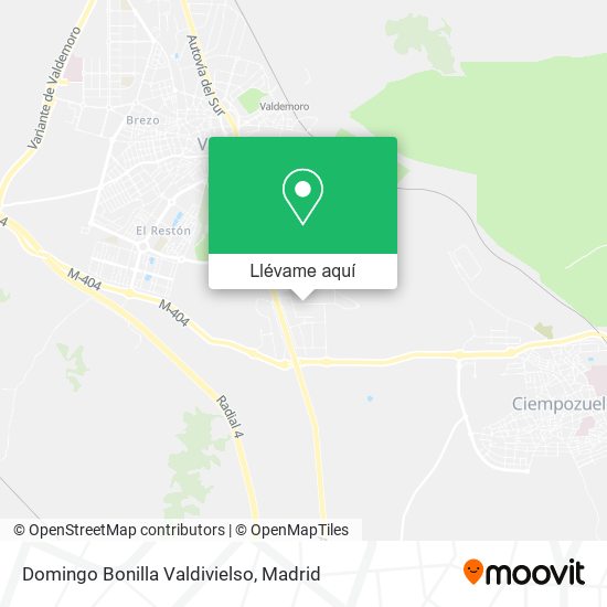 Mapa Domingo Bonilla Valdivielso