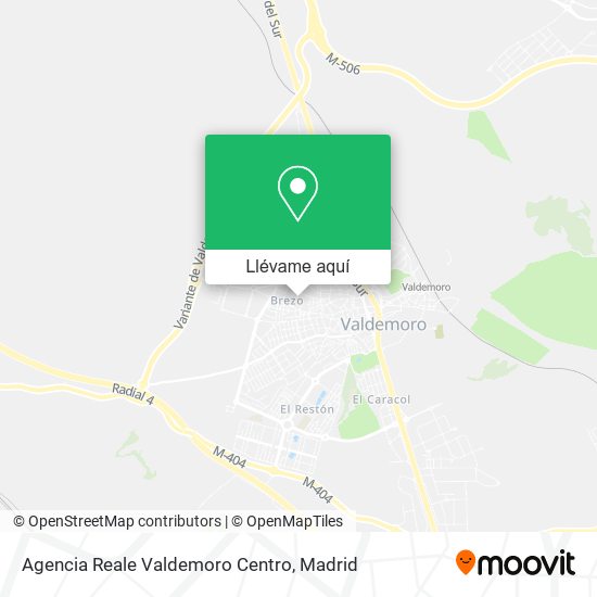 Mapa Agencia Reale Valdemoro Centro