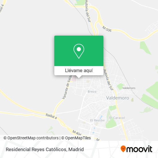 Mapa Residencial Reyes Católicos