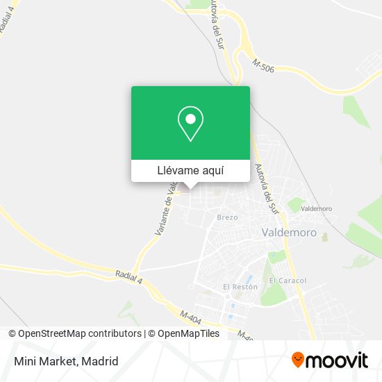 Mapa Mini Market