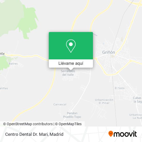 Mapa Centro Dental Dr. Mari