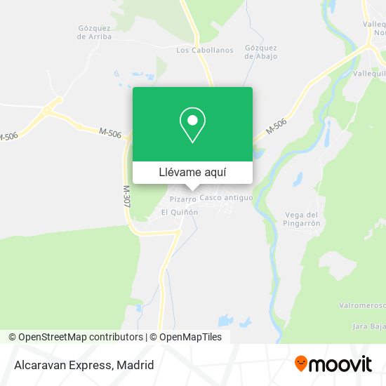 Mapa Alcaravan Express