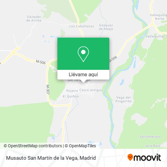 Mapa Musauto San Martín de la Vega