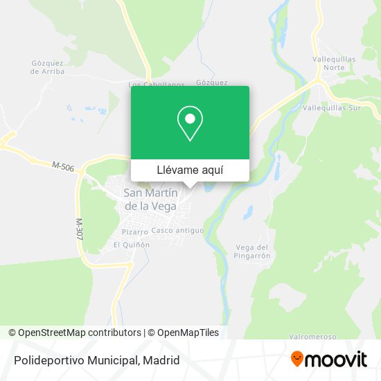 Mapa Polideportivo Municipal
