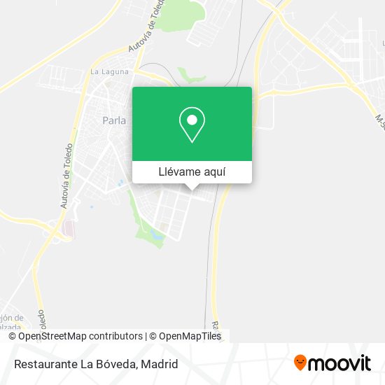 Mapa Restaurante La Bóveda