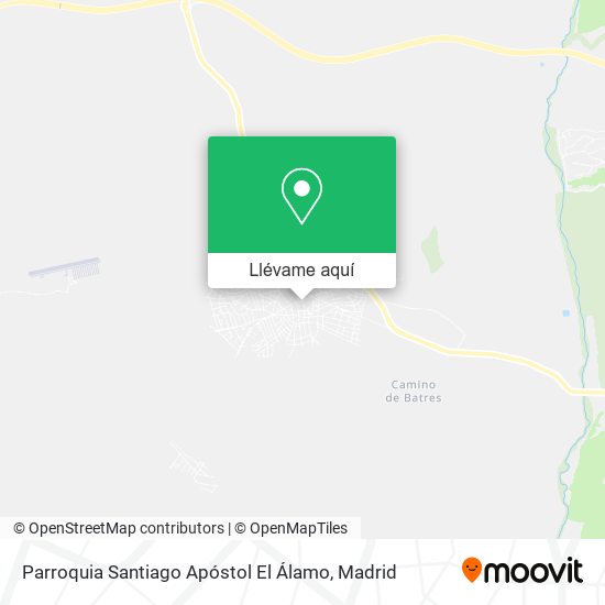 Mapa Parroquia Santiago Apóstol El Álamo