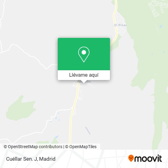 Mapa Cuéllar Sen. J
