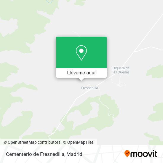 Mapa Cementerio de Fresnedilla