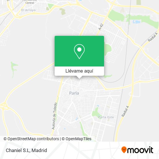 Mapa Chaníel S.L