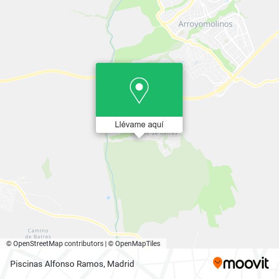 Mapa Piscinas Alfonso Ramos