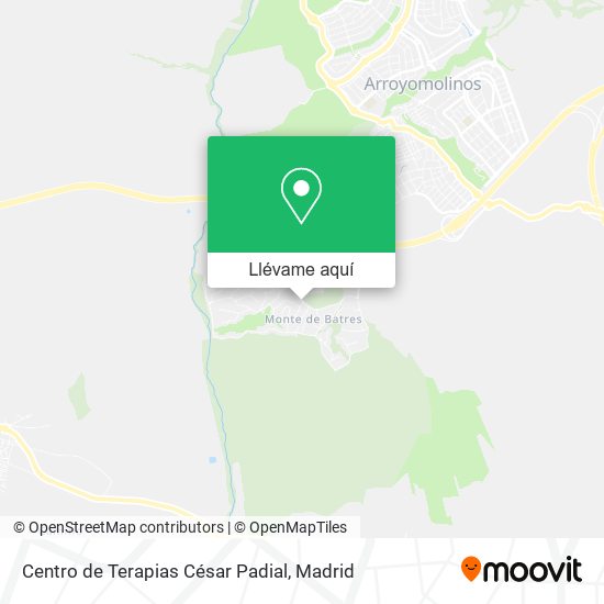 Mapa Centro de Terapias César Padial