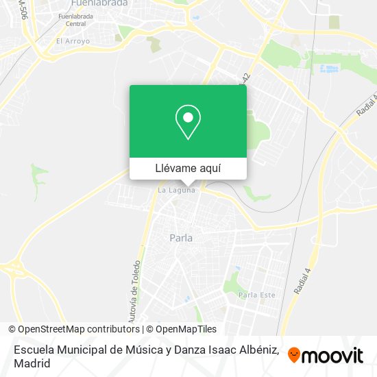 Mapa Escuela Municipal de Música y Danza Isaac Albéniz