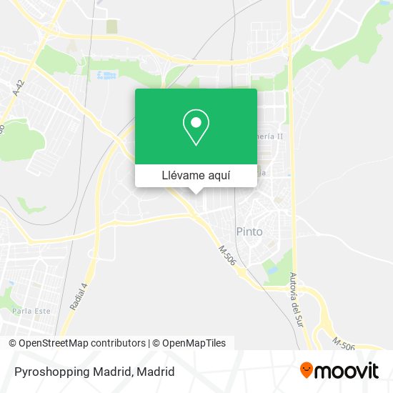 Mapa Pyroshopping Madrid