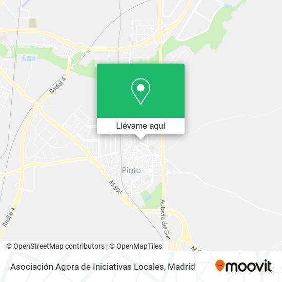 Mapa Asociación Agora de Iniciativas Locales