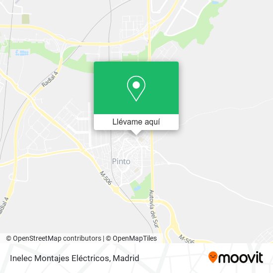 Mapa Inelec Montajes Eléctricos