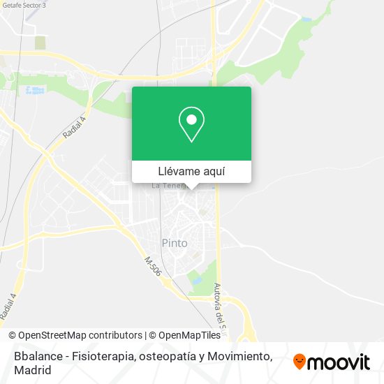 Mapa Bbalance - Fisioterapia, osteopatía y Movimiento