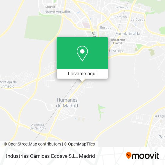 Mapa Industrias Cárnicas Ecoave S.L.