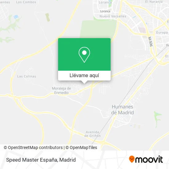 Mapa Speed Master España