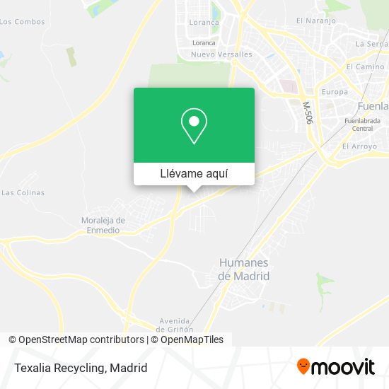 Mapa Texalia Recycling