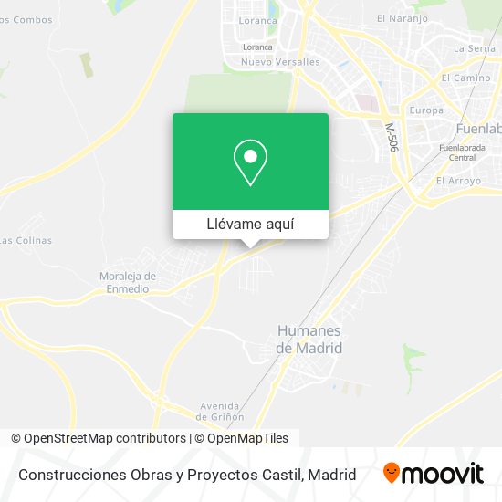 Mapa Construcciones Obras y Proyectos Castil