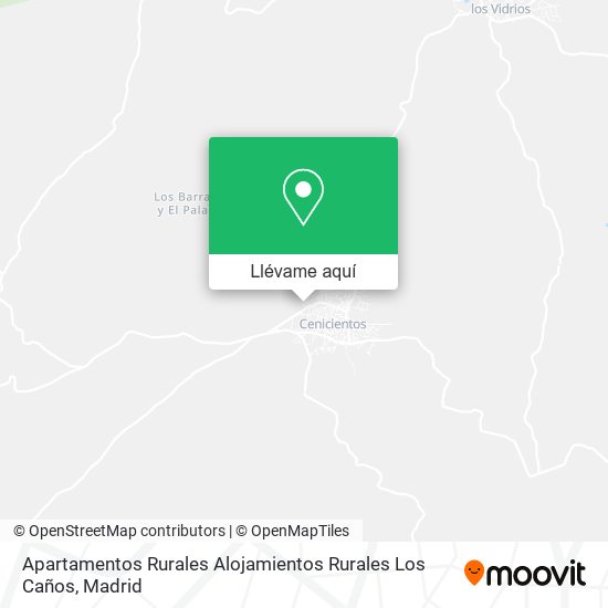 Mapa Apartamentos Rurales Alojamientos Rurales Los Caños