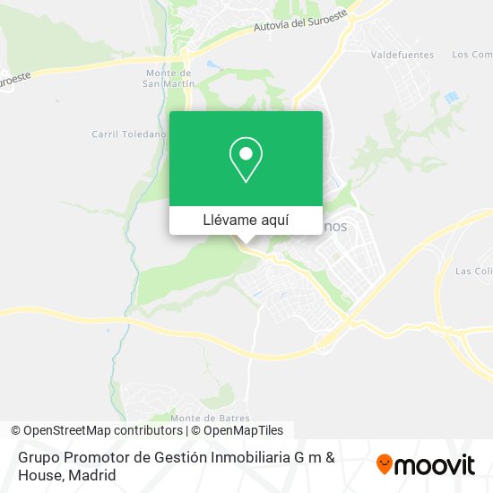 Mapa Grupo Promotor de Gestión Inmobiliaria G m & House
