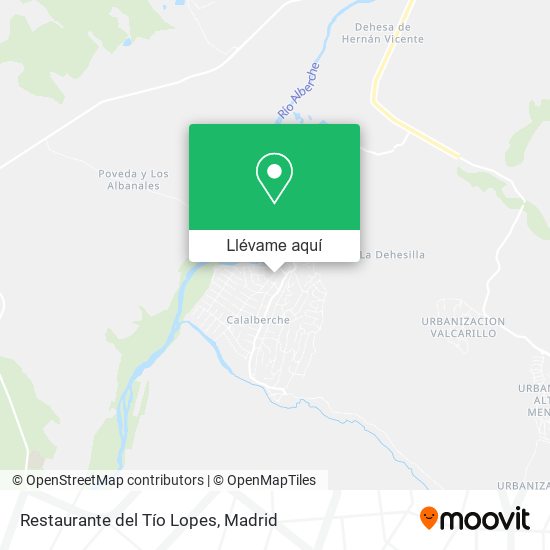 Mapa Restaurante del Tío Lopes
