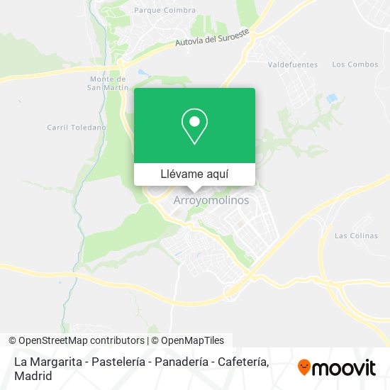 Mapa La Margarita - Pastelería - Panadería - Cafetería