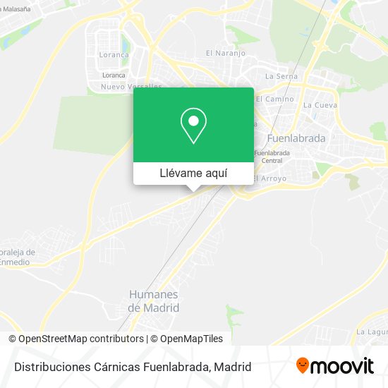 Mapa Distribuciones Cárnicas Fuenlabrada