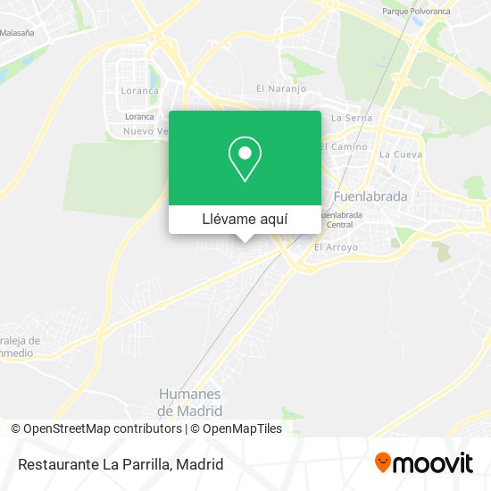 Mapa Restaurante La Parrilla