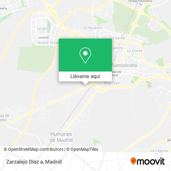 Mapa Zarzalejo Díaz a