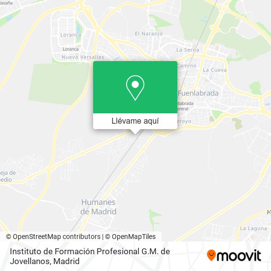 Mapa Instituto de Formación Profesional G.M. de Jovellanos