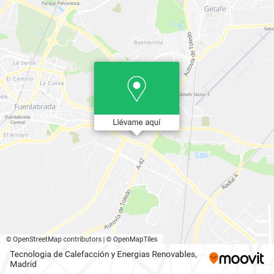 Mapa Tecnologia de Calefacción y Energias Renovables